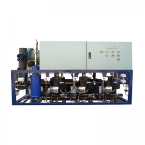 Parallel compressor condensing unit